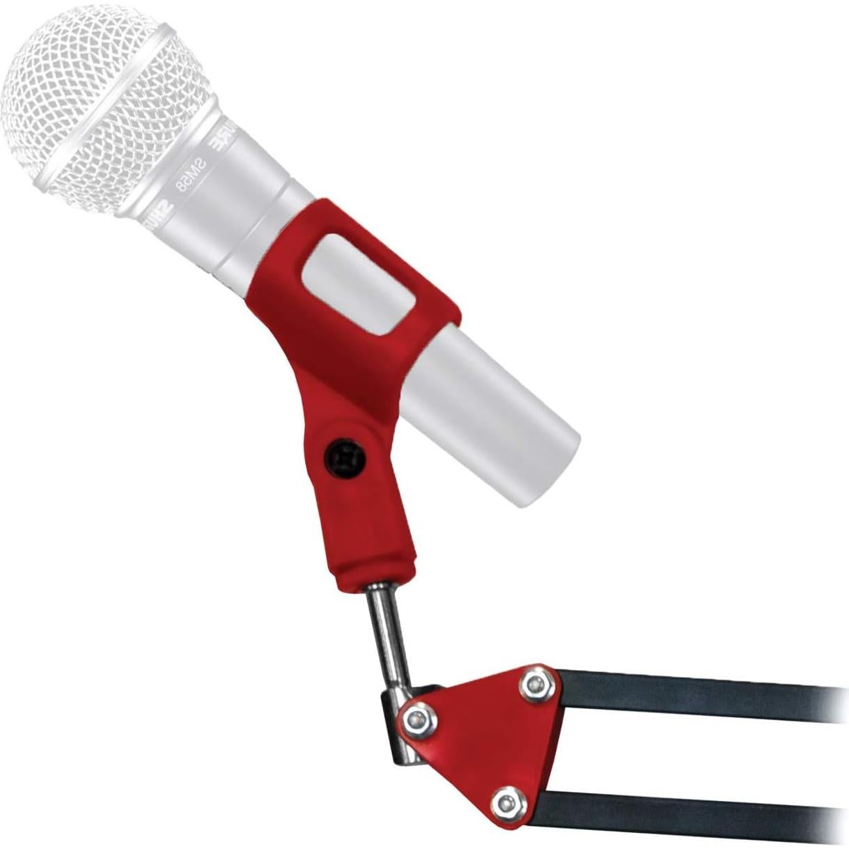 Soporte de Micrófono Deco Gear con Brazo de Tijera y Filtro Antipop