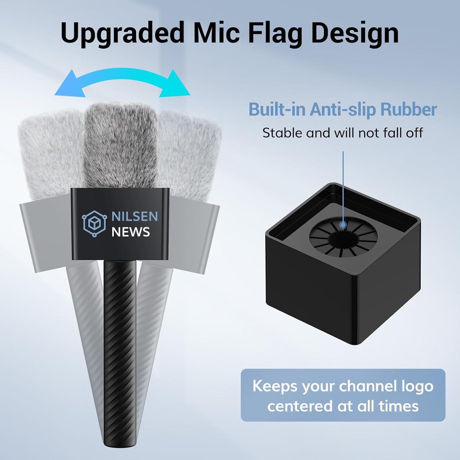 Mango Inalámbrico TONOR TP40 Ajustable para Micrófonos Lavalier