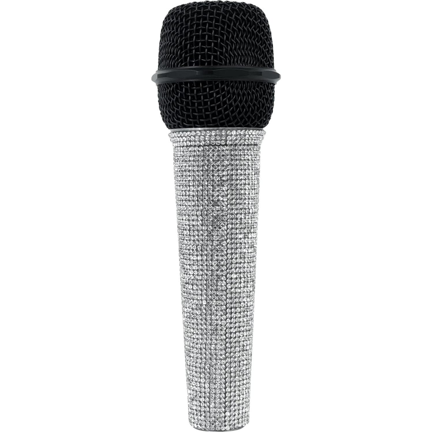 Paquete Micrófono Vocal Pro Diamond Rockville RMC-ICE + Soporte RVMIC1