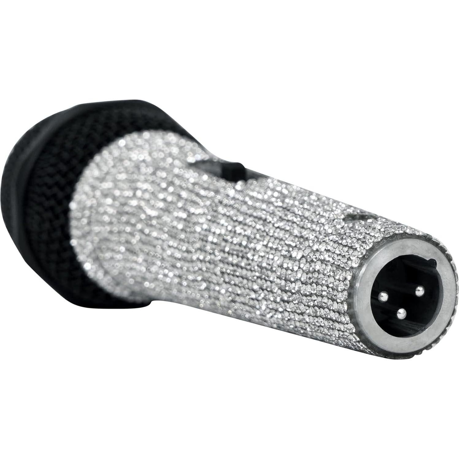 Paquete Micrófono Vocal Pro Diamond Rockville RMC-ICE + Soporte RVMIC1