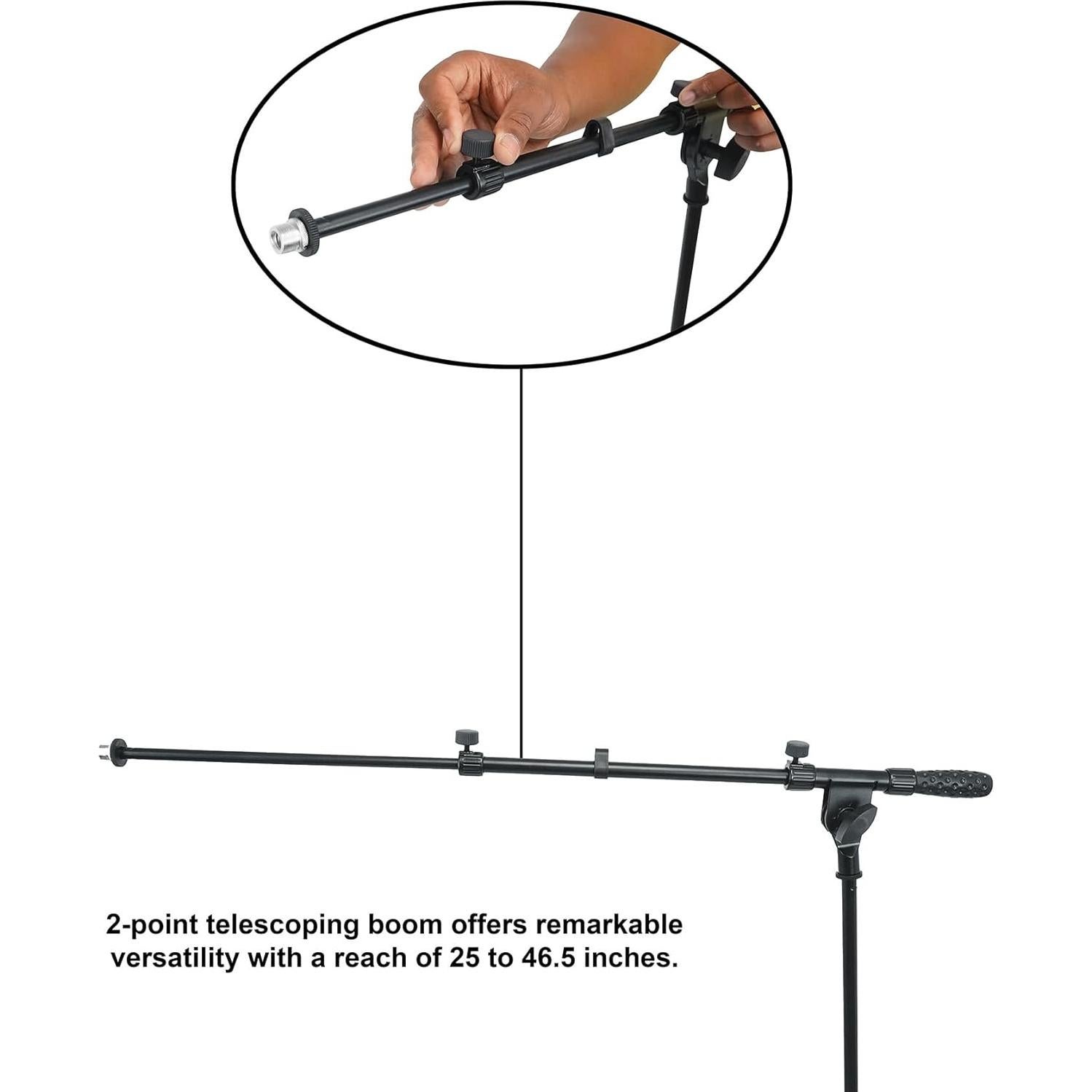 Paquete Micrófono Vocal Pro Diamond Rockville RMC-ICE + Soporte RVMIC1