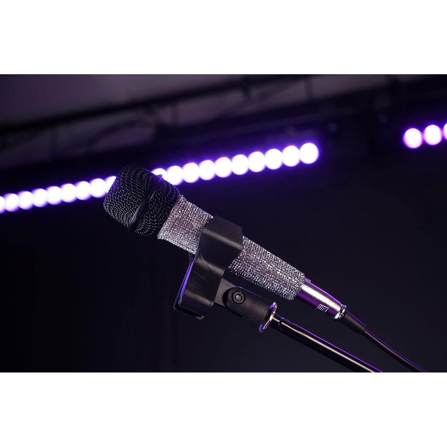 Paquete Micrófono Vocal Pro Diamond Rockville RMC-ICE + Soporte RVMIC1