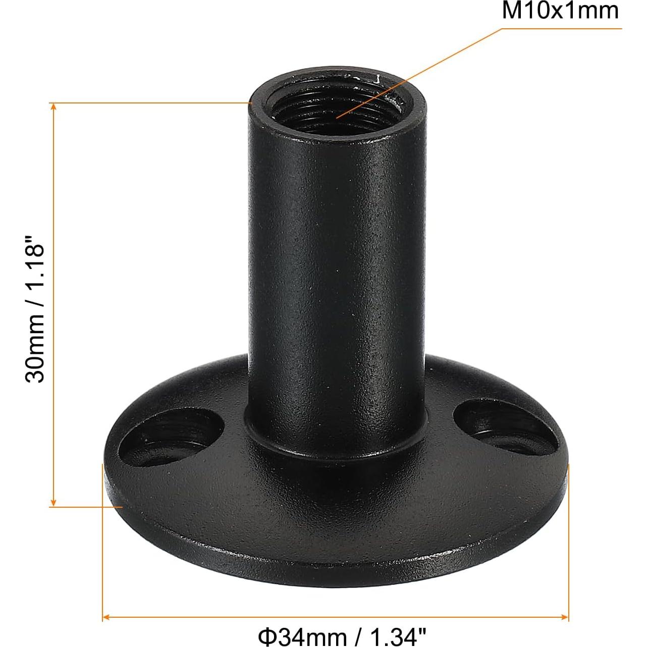 Soporte de Micrófono PATIKIL con Brida Rosca M10 Negro