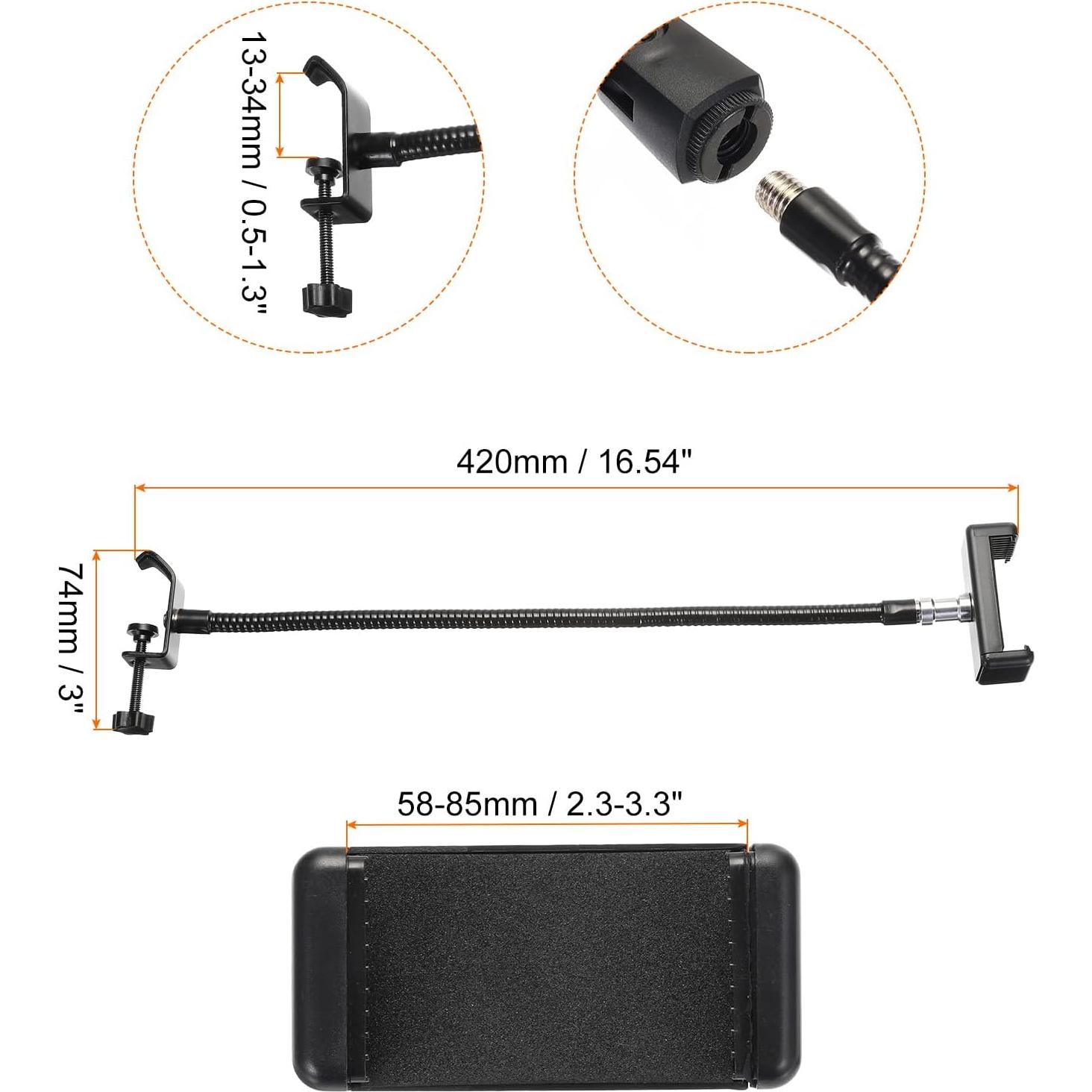 Soporte de Micrófono de Escritorio PATIKIL con Brazo Flexible