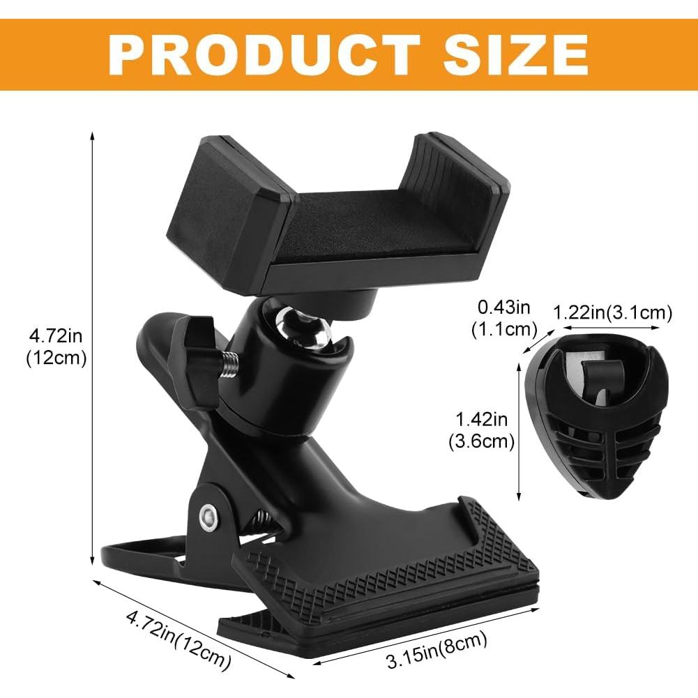 Soporte para Teléfono de Guitarra Kryslanix Ajustable 360°