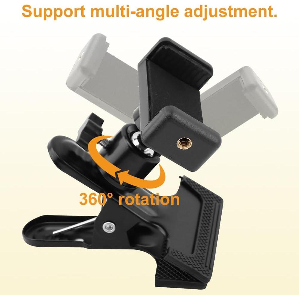 Soporte para Teléfono de Guitarra Kryslanix Ajustable 360°