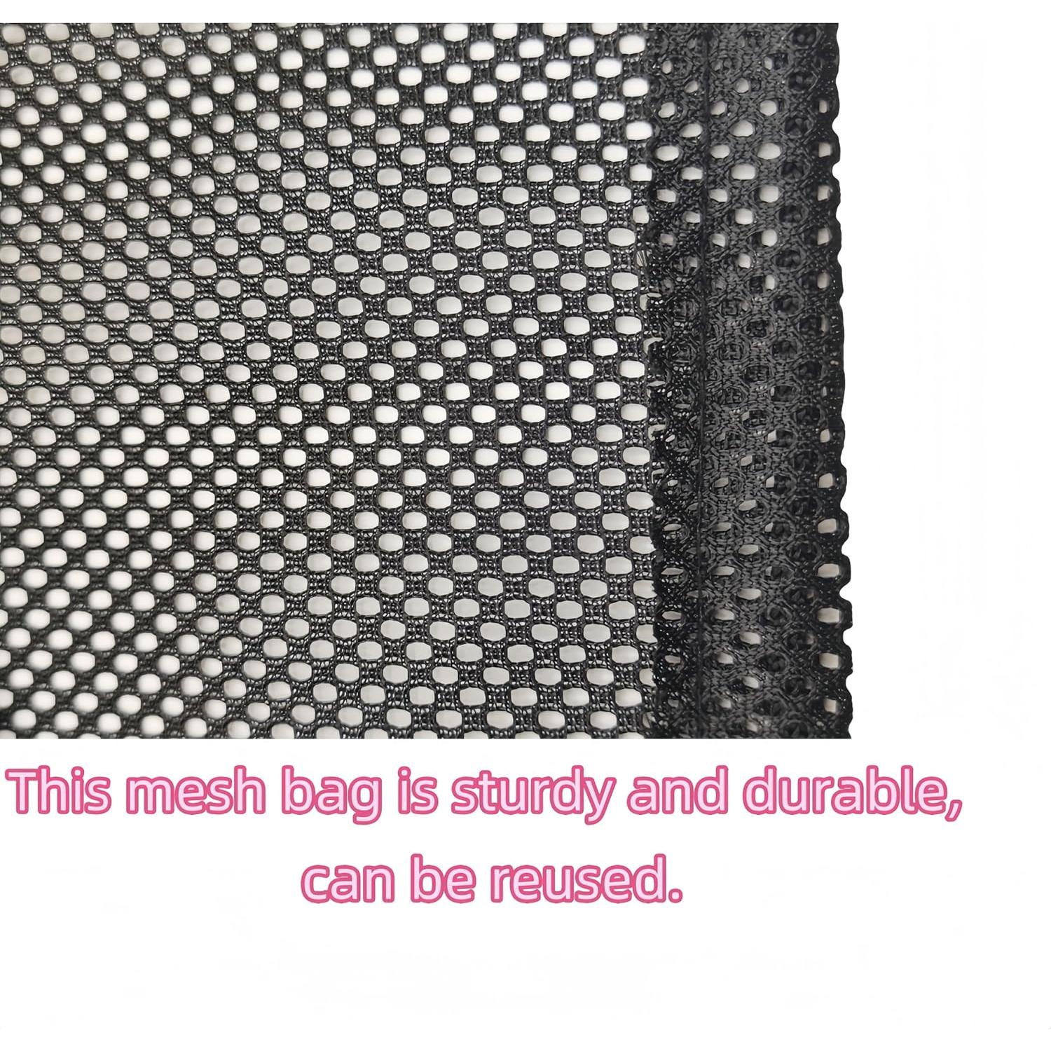 6 Bolsas de Malla CHENGLAI 30x19 cm con Cierre para Pelotas