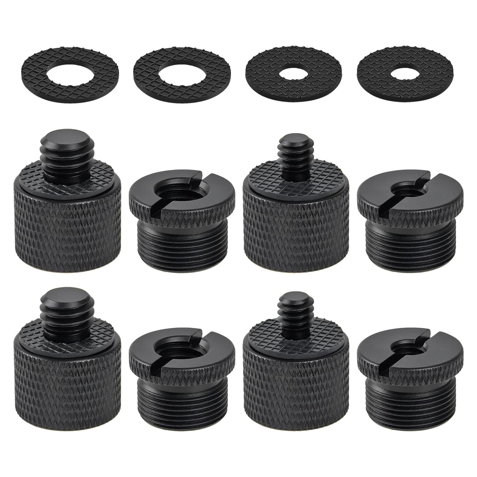 Adaptador de Soporte de Micrófono Frgyee 12 Piezas 5/8 a 3/8