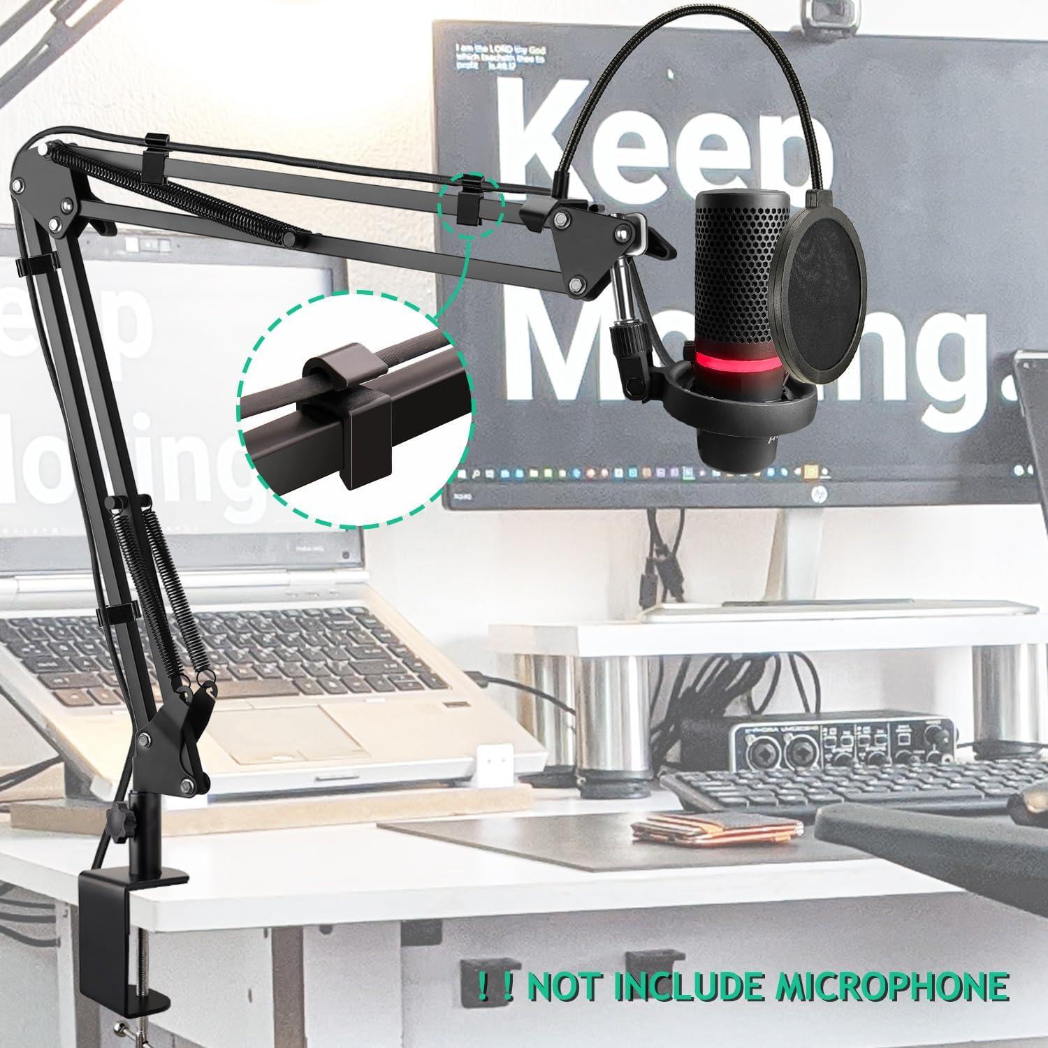 Soporte de Micrófono HyperX DuoCast con Filtro Antipop Ajustable