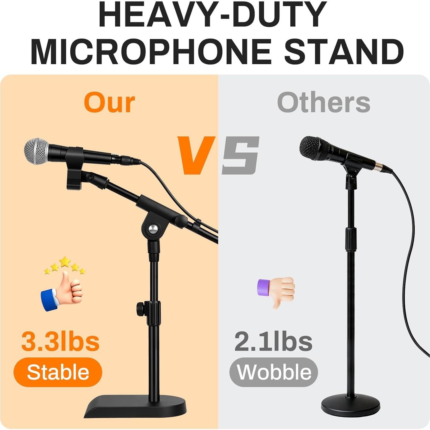 Soporte de Micrófono de Escritorio AODSK AS-DMS2 Ajustable
