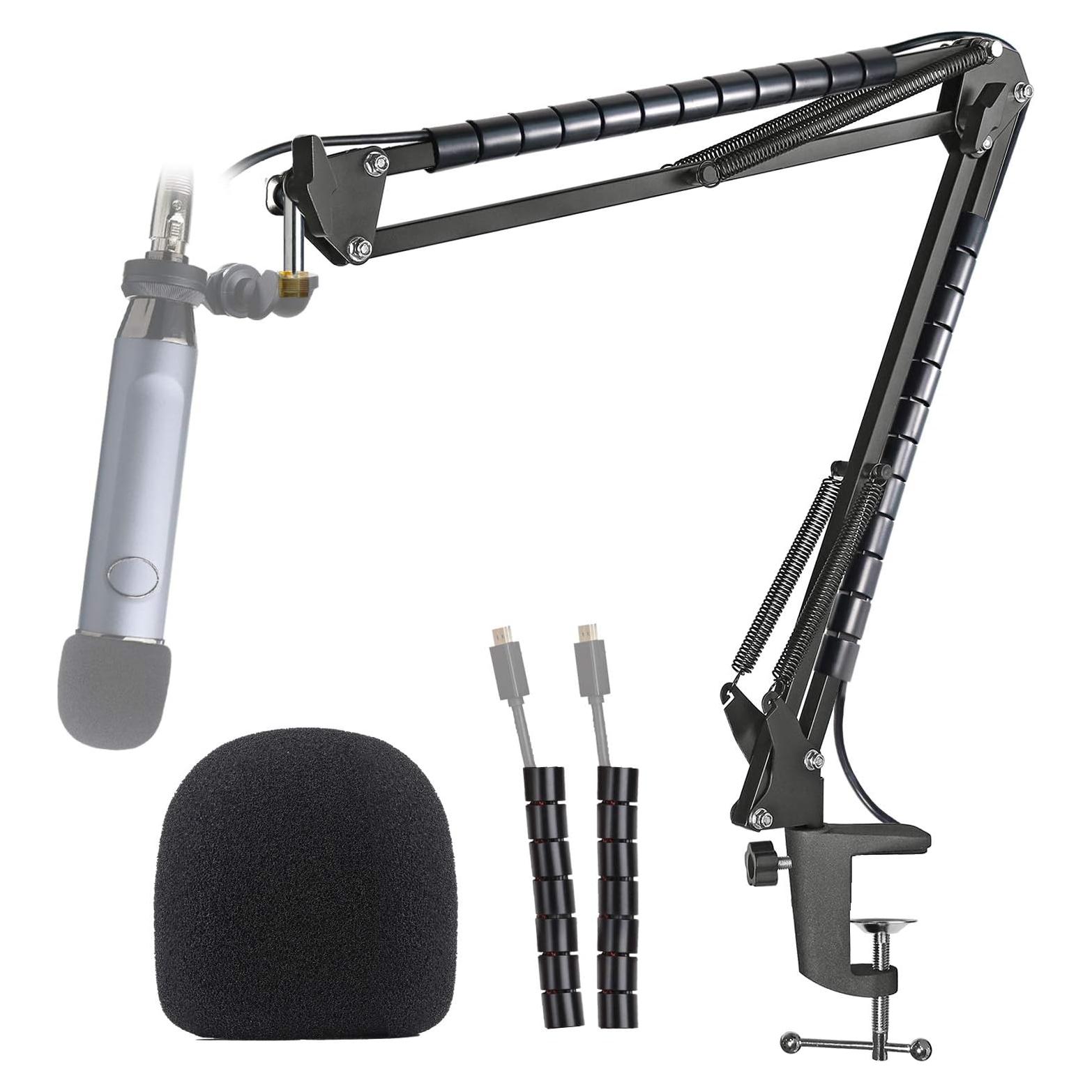 Soporte de Micrófono YOUSAHRES con Filtro Antipop Azul Ember