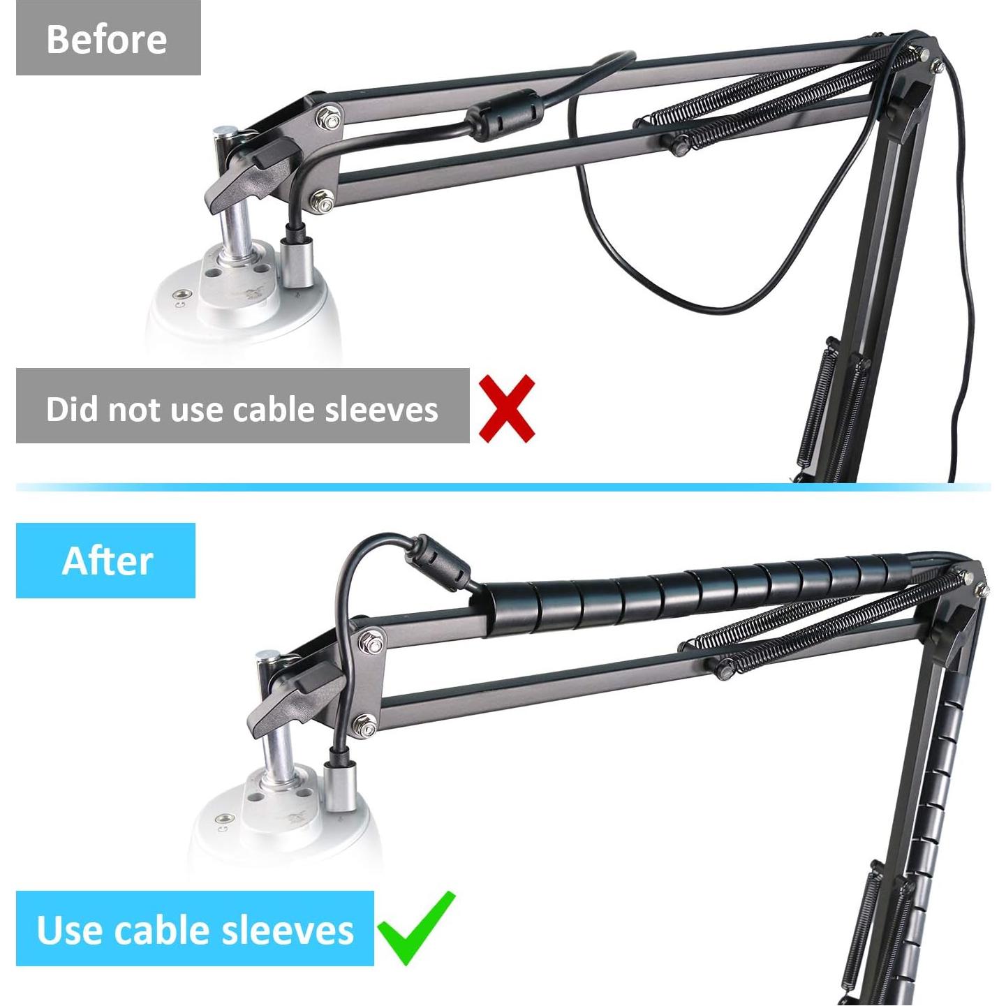 Soporte de Micrófono YOUSAHRES con Filtro Antipop Azul Ember