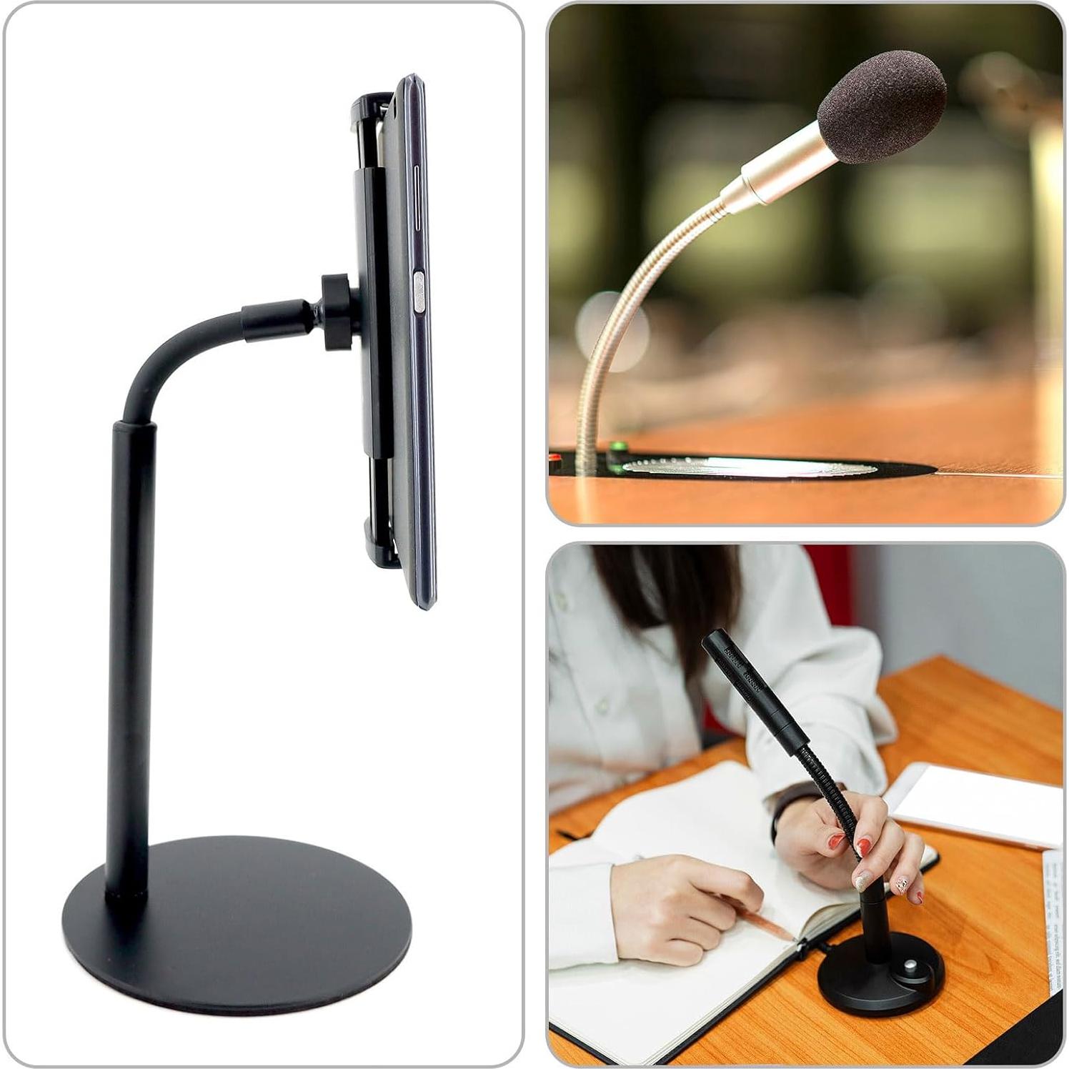 Soporte Gooseneck Flexible PATIKIL 15cm para Micrófono y Cámara