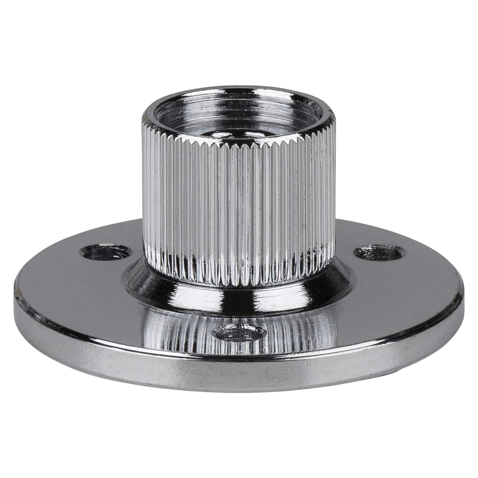 Flange de micrófono hembra Parts Express 5/8"-27 Plata