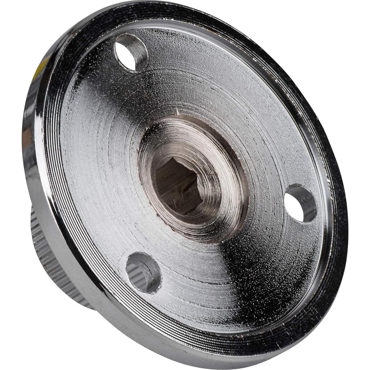 Flange de micrófono hembra Parts Express 5/8"-27 Plata