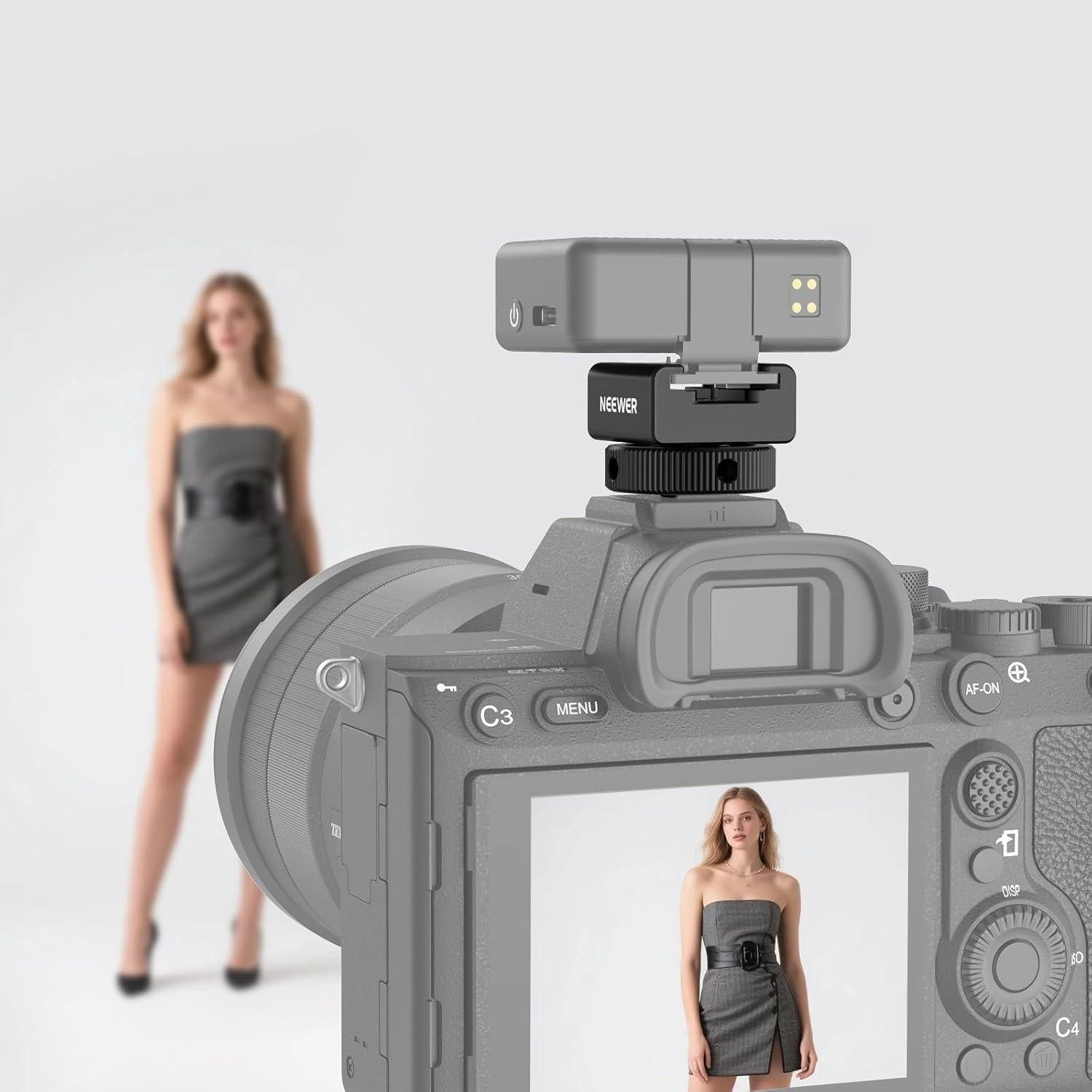 Adaptador de Montaje de Zapata Fría NEEWER UA079 para Micrófonos