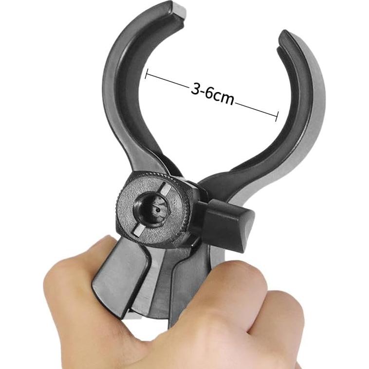 2 Clips de Soporte para Micrófono con Adaptadores 5/8" a 3/8"