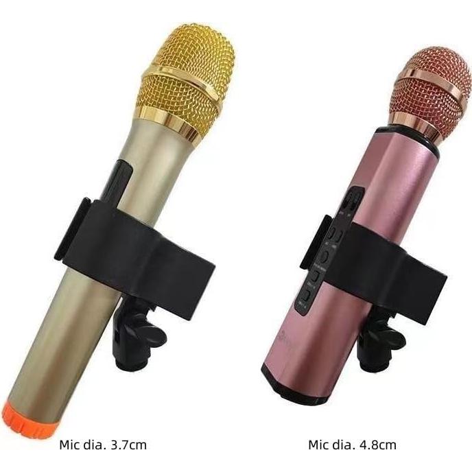 2 Clips de Soporte para Micrófono con Adaptadores 5/8" a 3/8"