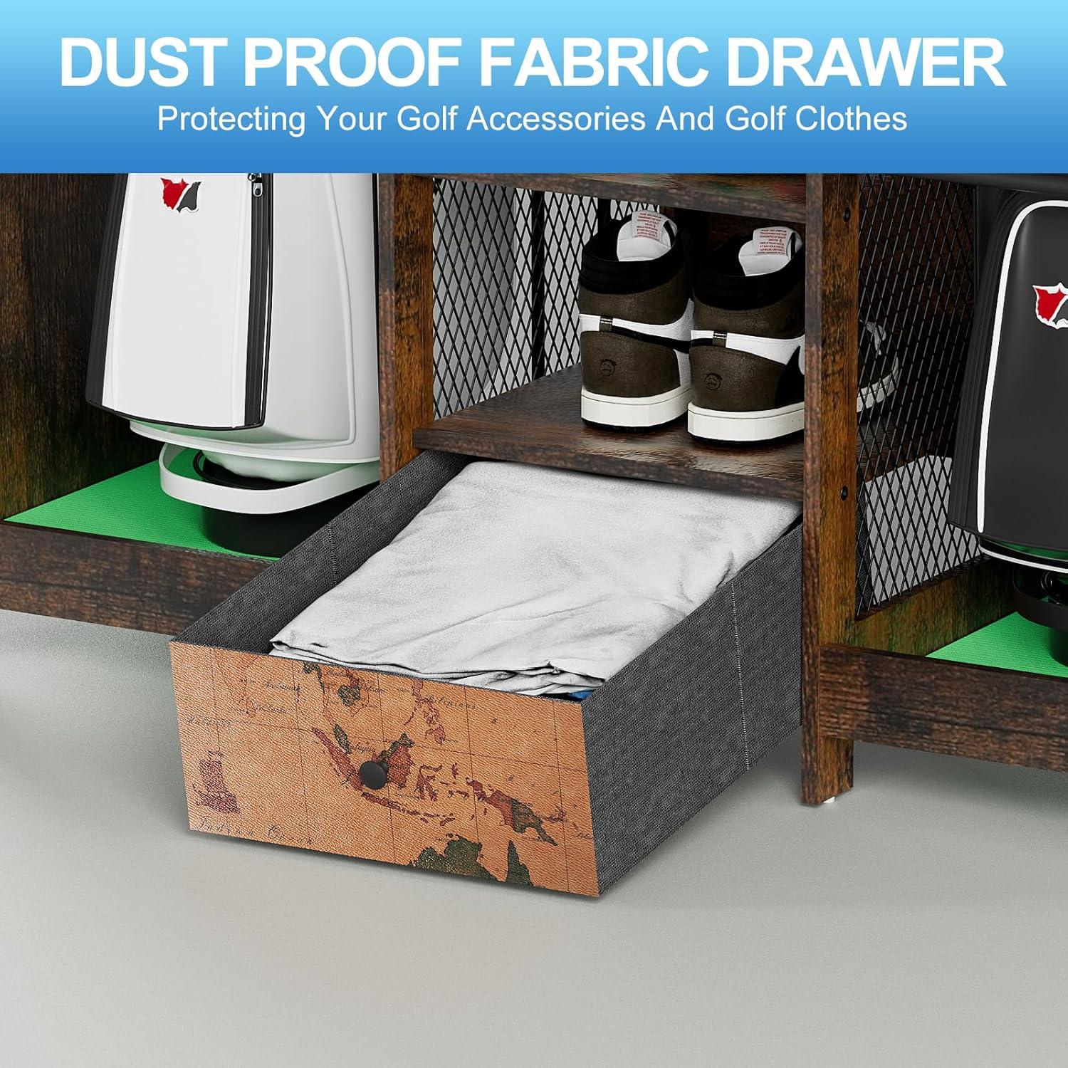 Organizador de Golf Ponsonbay Madera Premium 2 Bolsas 20.4 kg