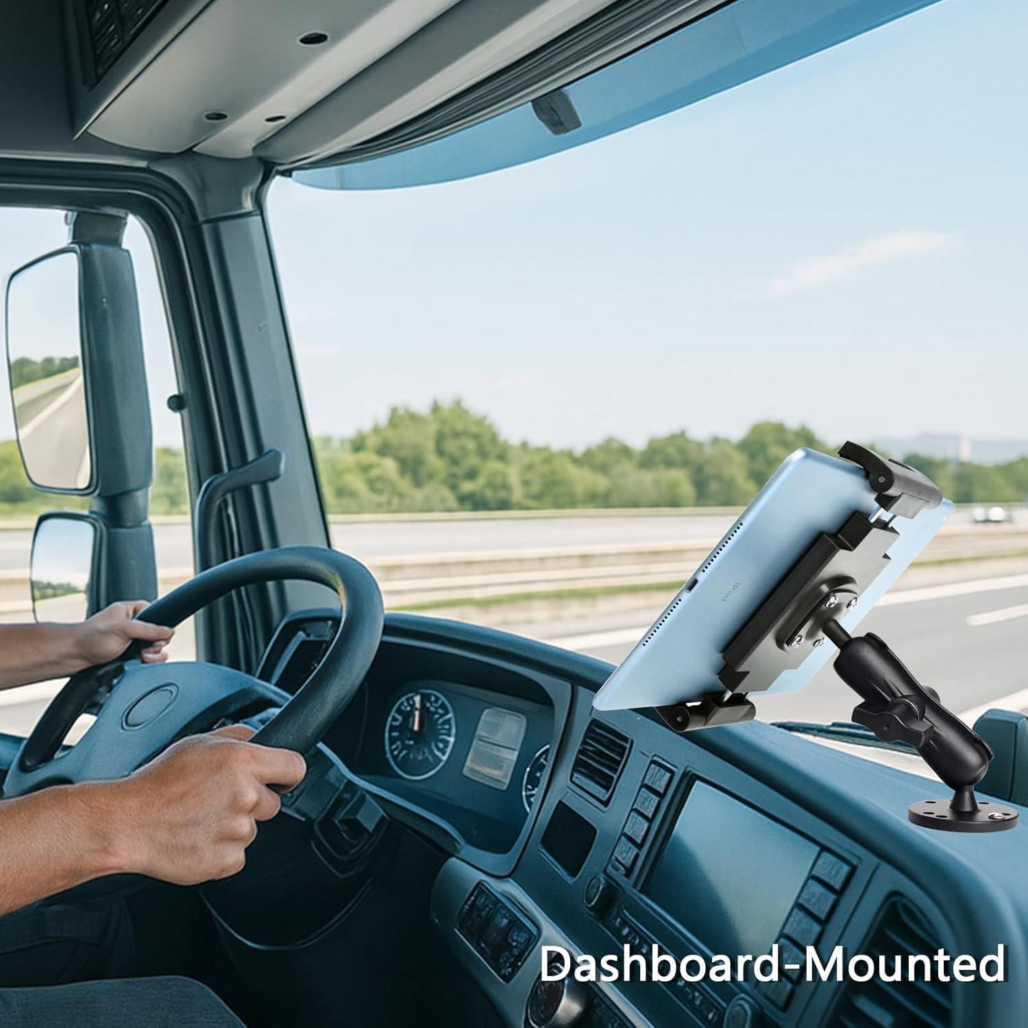 Soporte para Tableta VAUBORTTI de Aluminio - Montaje en Coche y Escritorio