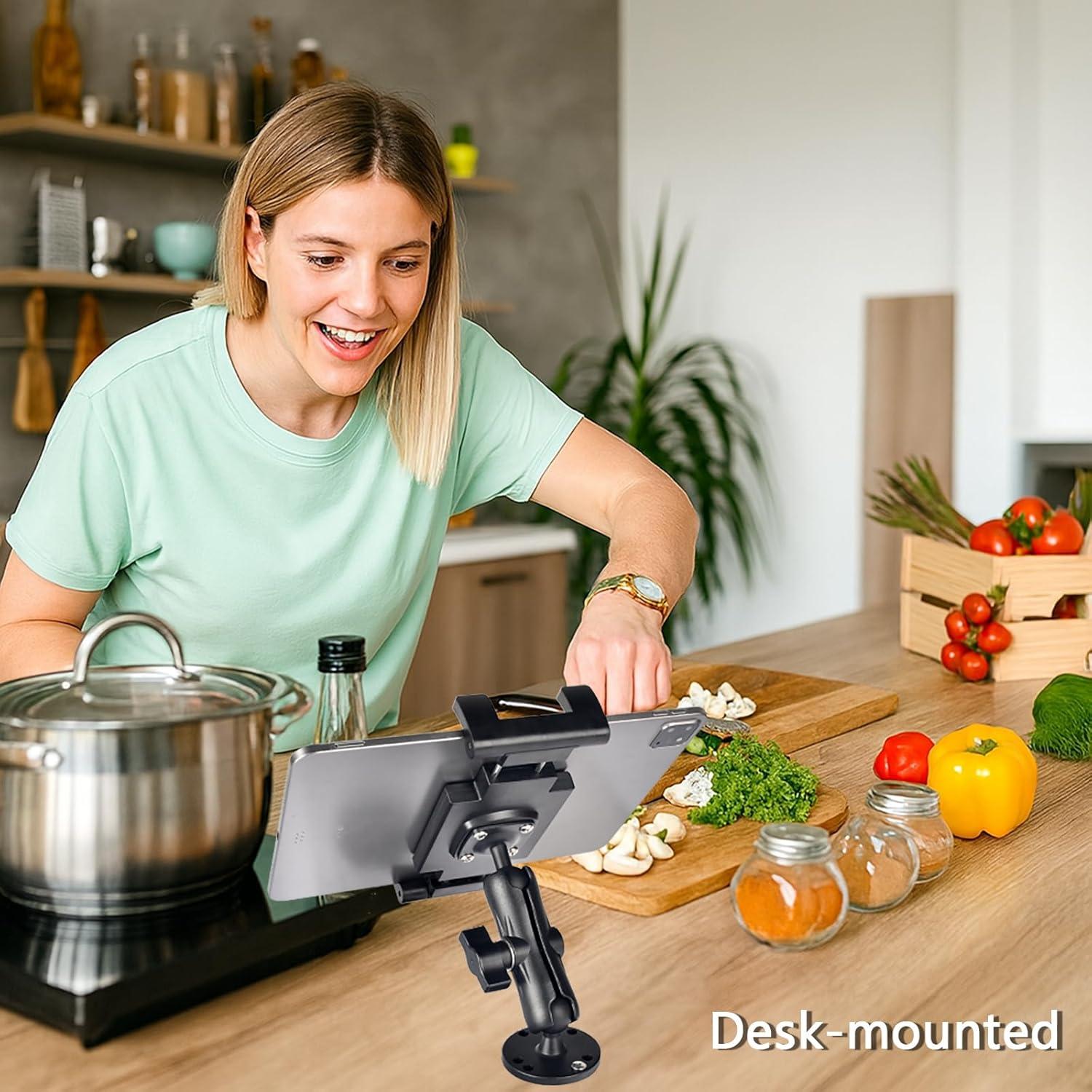 Soporte para Tableta VAUBORTTI de Aluminio - Montaje en Coche y Escritorio