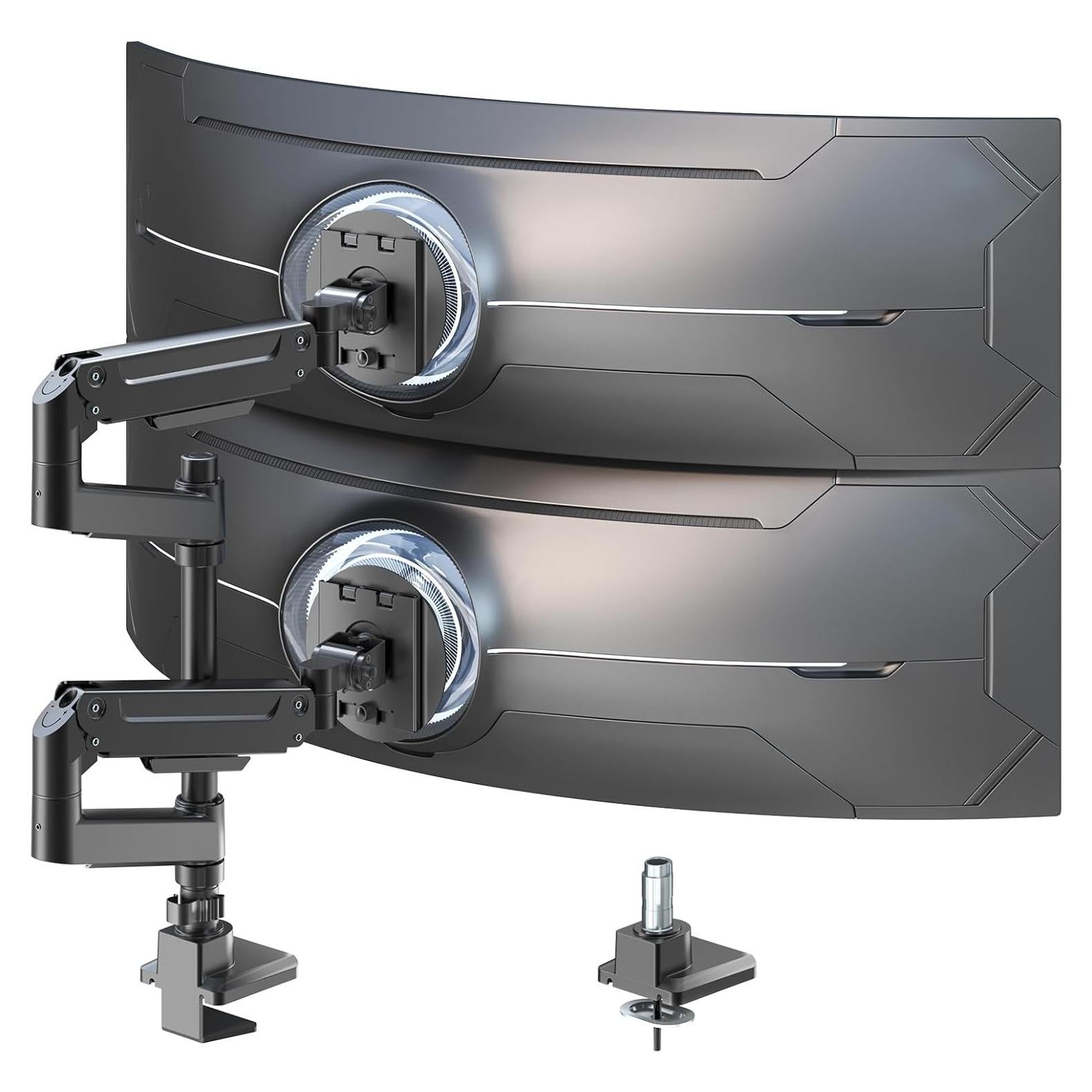 Soporte Doble para Monitor PUTORSEN 17-49" Ajustable Negro