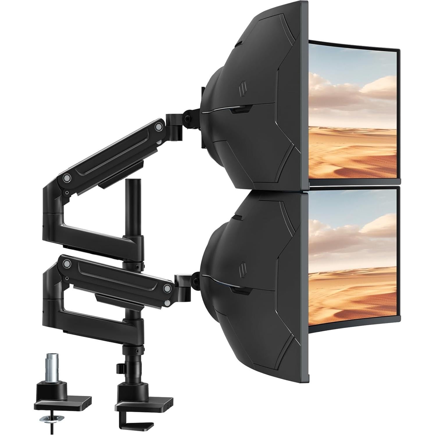 Soporte Doble para Monitor PUTORSEN 17-49" Ajustable Negro