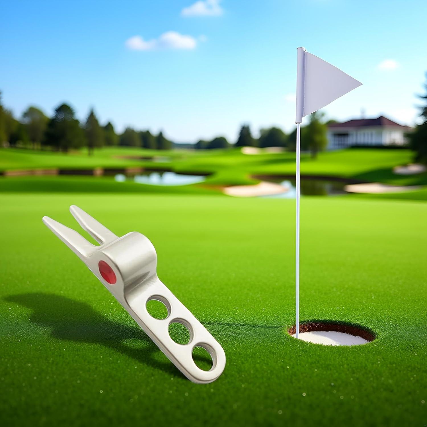 Herramienta de Reparación de Divots ZGLUZP Plateada 2.54cm