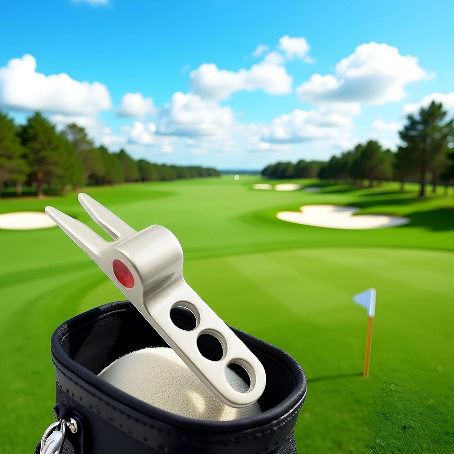 Herramienta de Reparación de Divots ZGLUZP Plateada 2.54cm