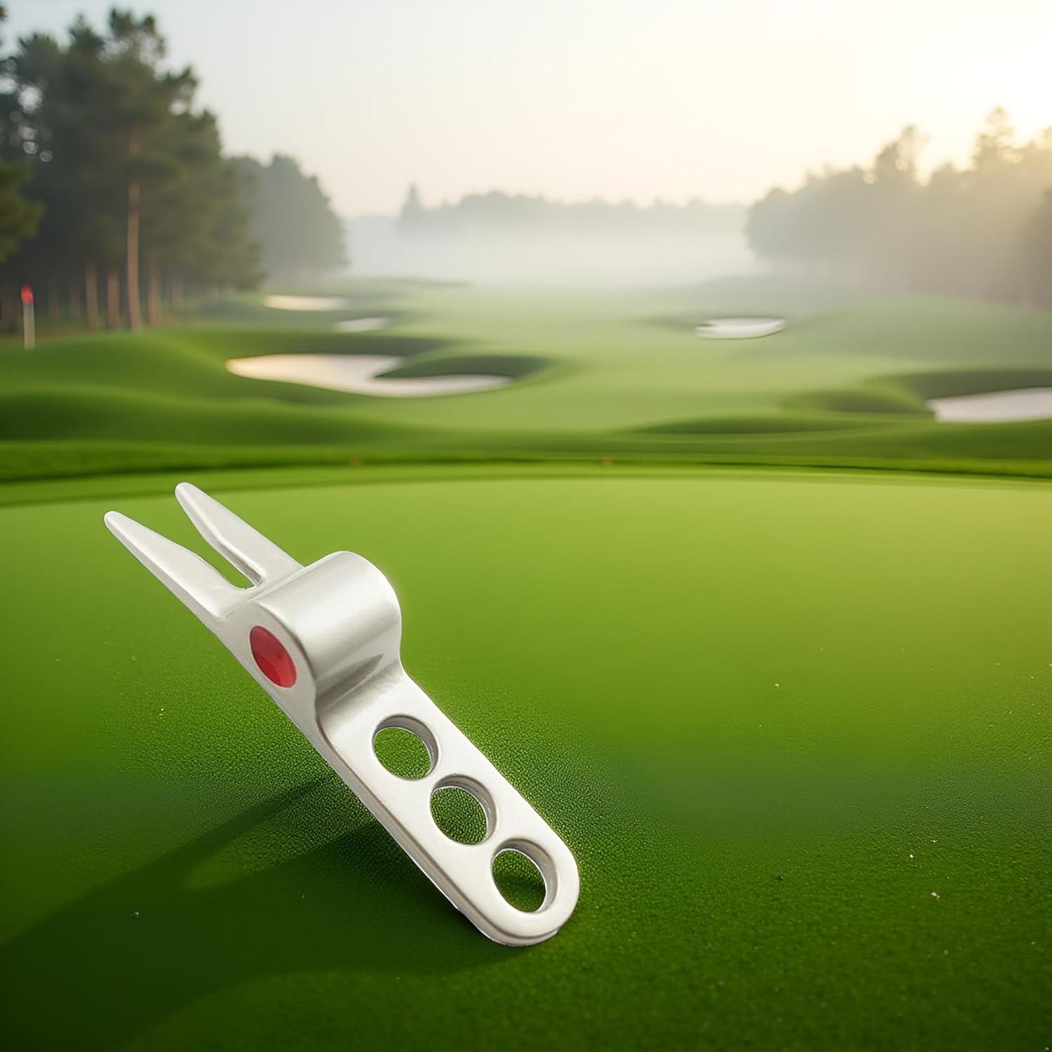 Herramienta de Reparación de Divots ZGLUZP Plateada 2.54cm