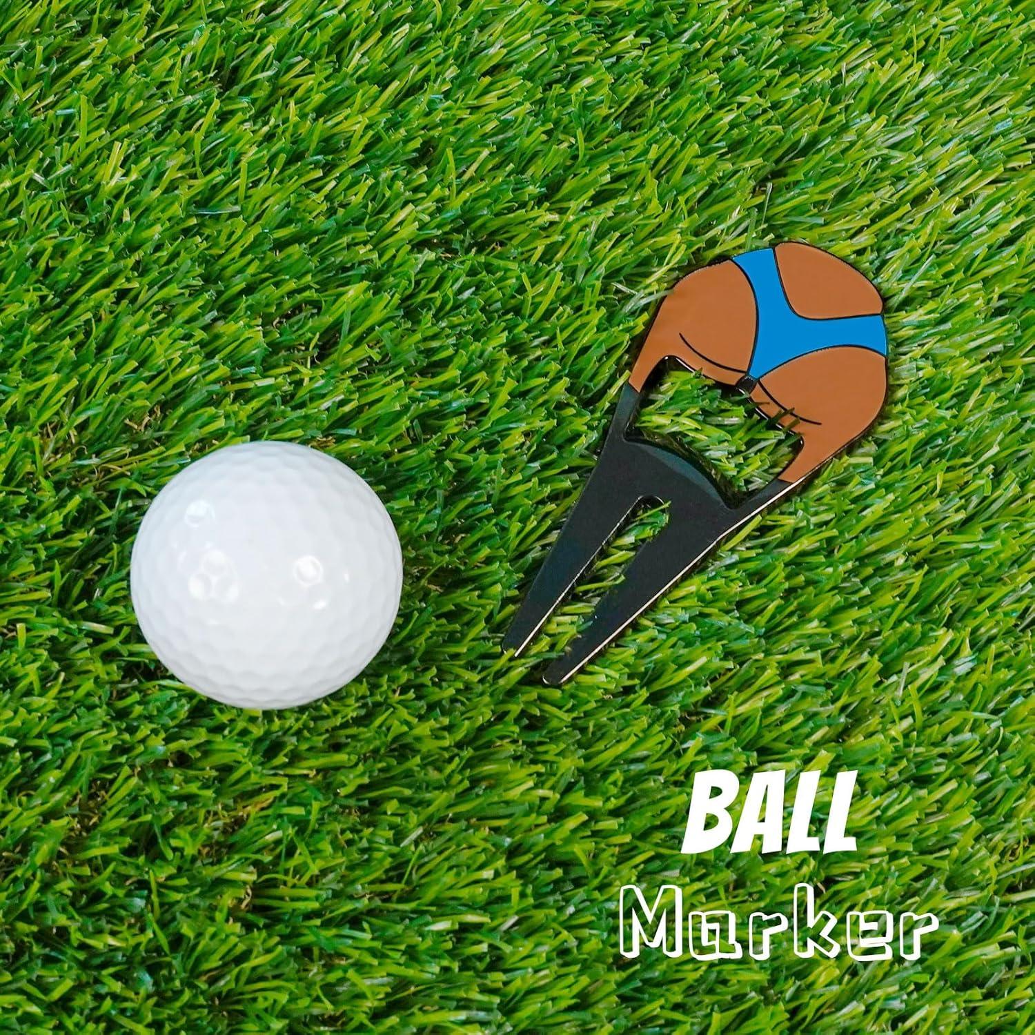 Herramienta de Divots 5 en 1 Gran Loco - Golf, 9.9x4.3cm