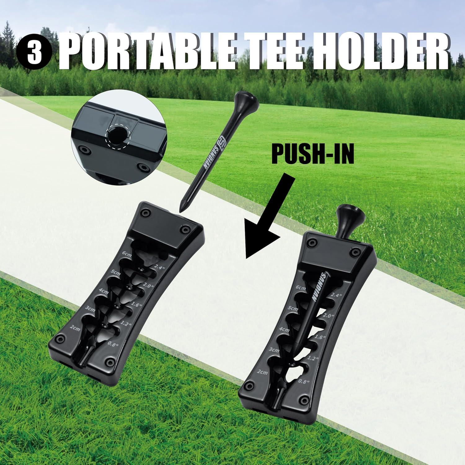 SANDIAN Kit Completo de Golf: Ajustador de Tee, Divot y Más