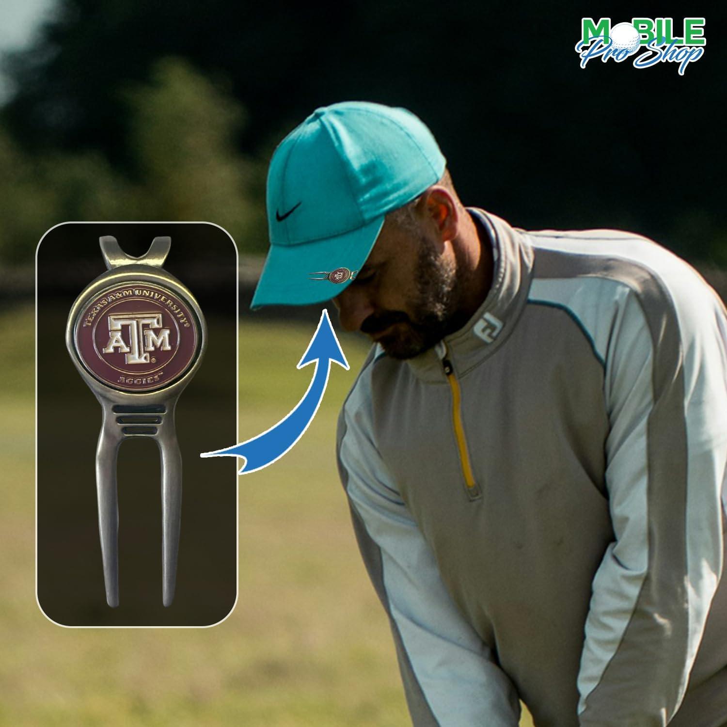 Herramienta de Reparación de Divots Mobile Pro Shop - Texas A&M