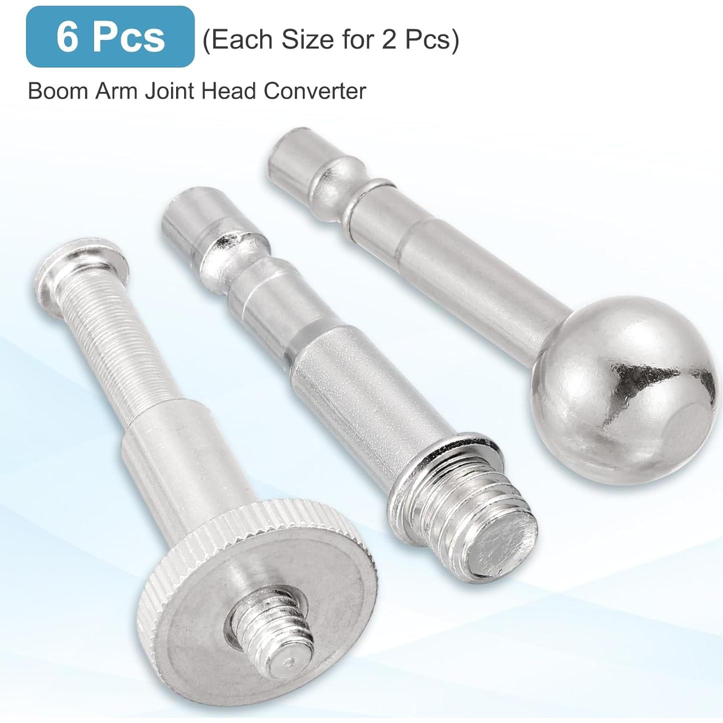 Adaptador de Montaje para Micrófono PATIKIL 17mm Plata