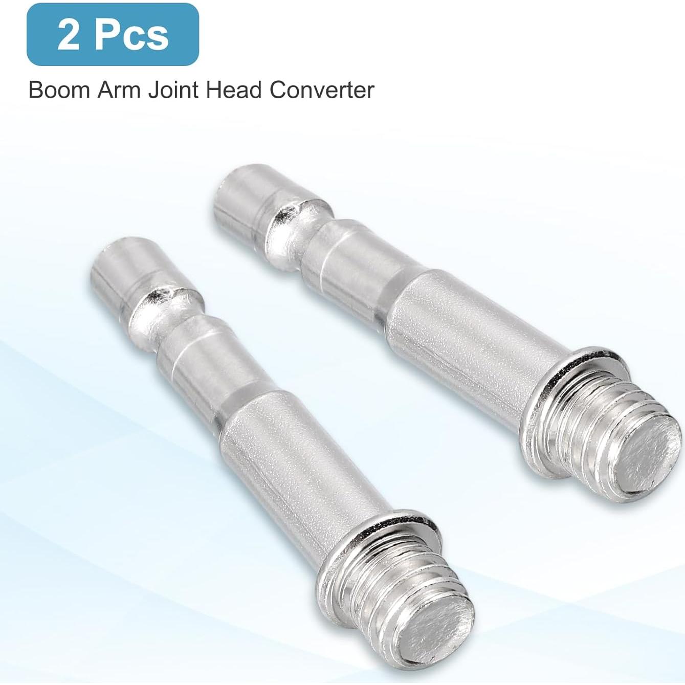 Adaptador de Cabeza de Articulación de Brazo Boom PATIKIL - 2 Pack, Plata
