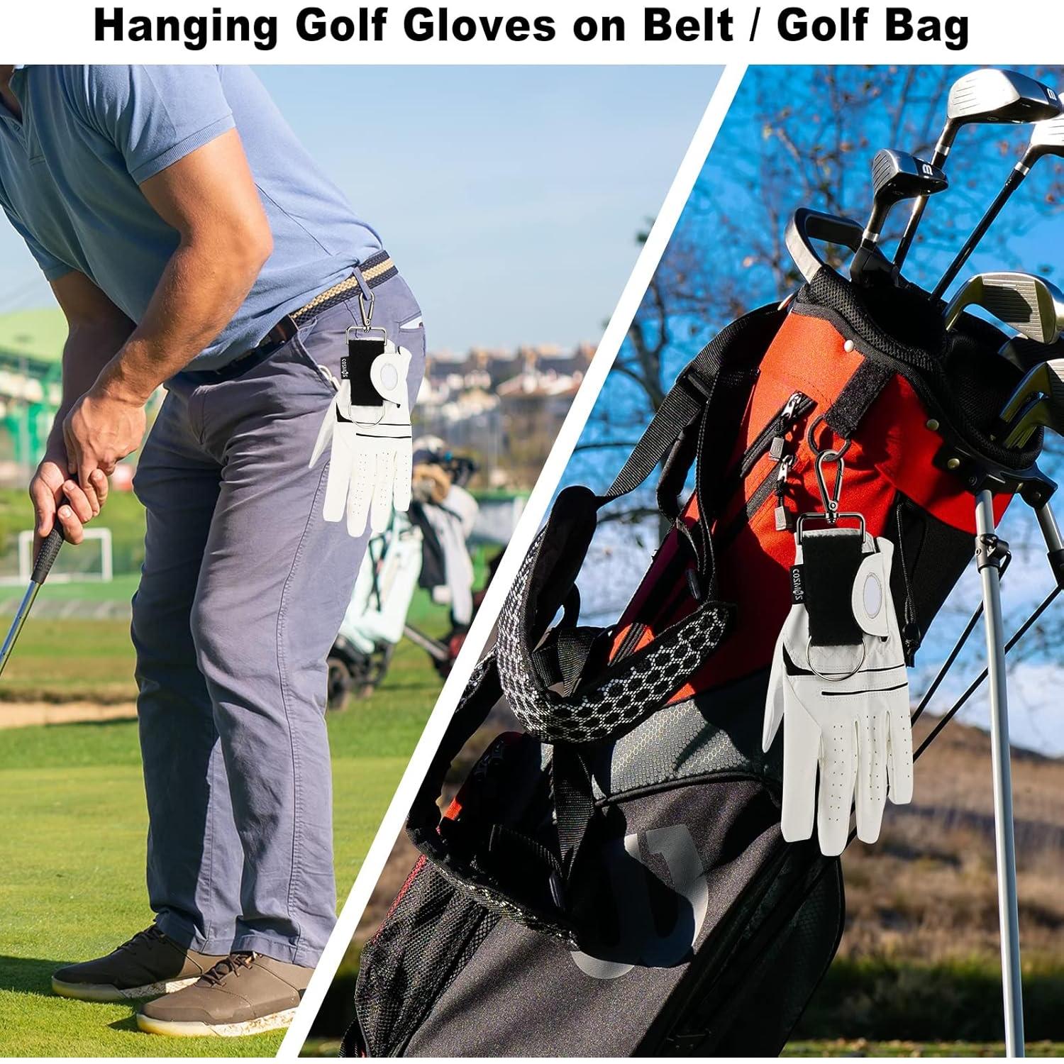 Soporte para Guantes de Golf Cosmos - Clip Metálico, 2 Pcs