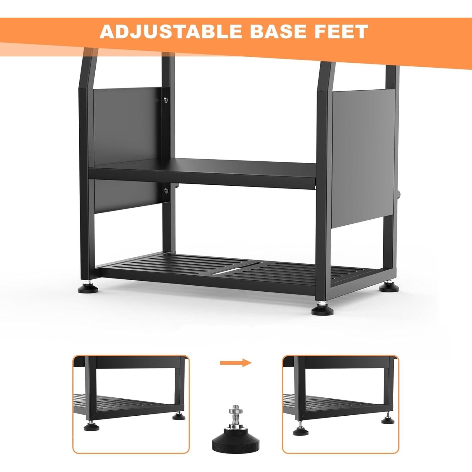 Organizador de Bolsa de Golf WALMANN para 2 Bolsas - Metal Negro