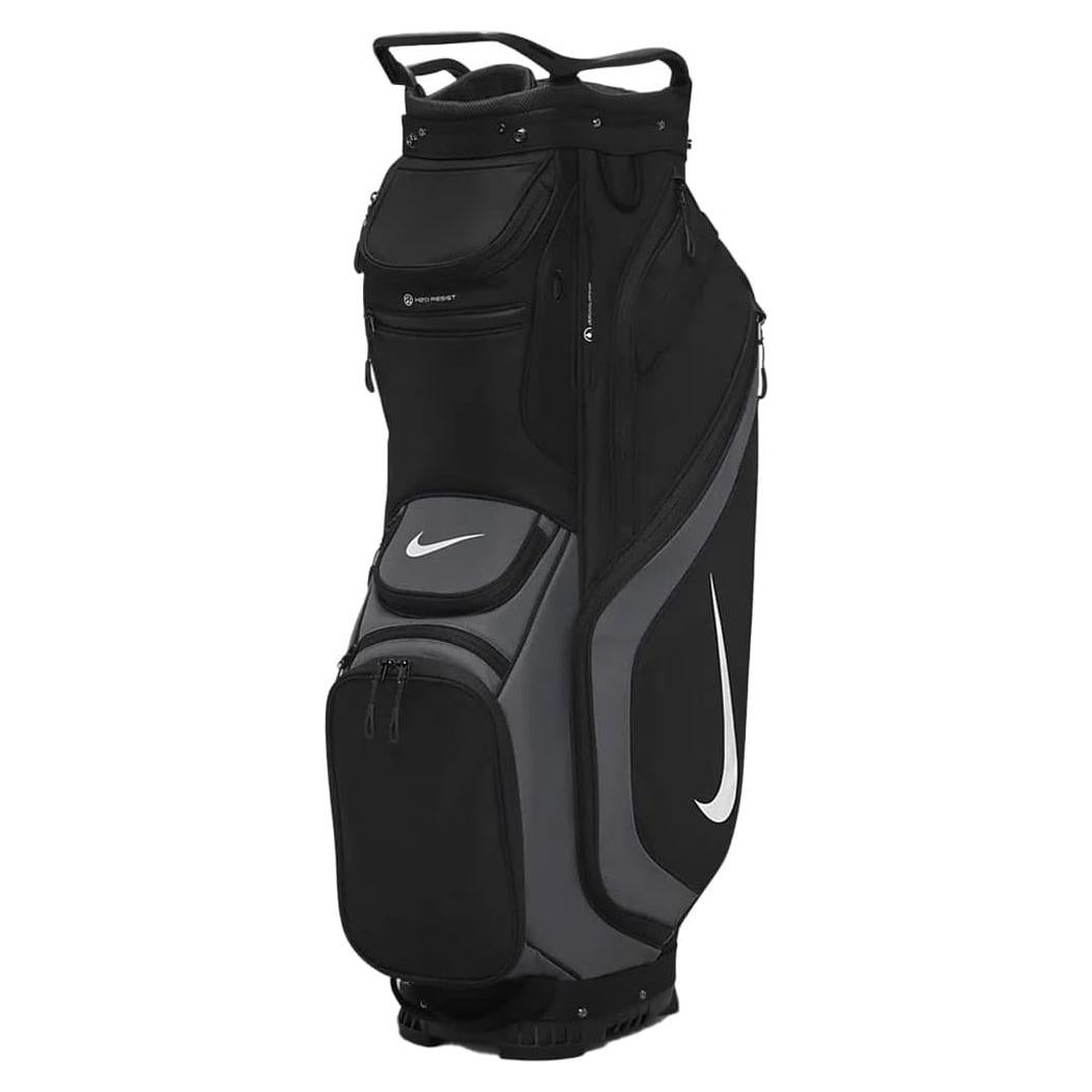 Bolsa de Golf Cart Nike Performance Negra Gris Blanca 14 Divisores