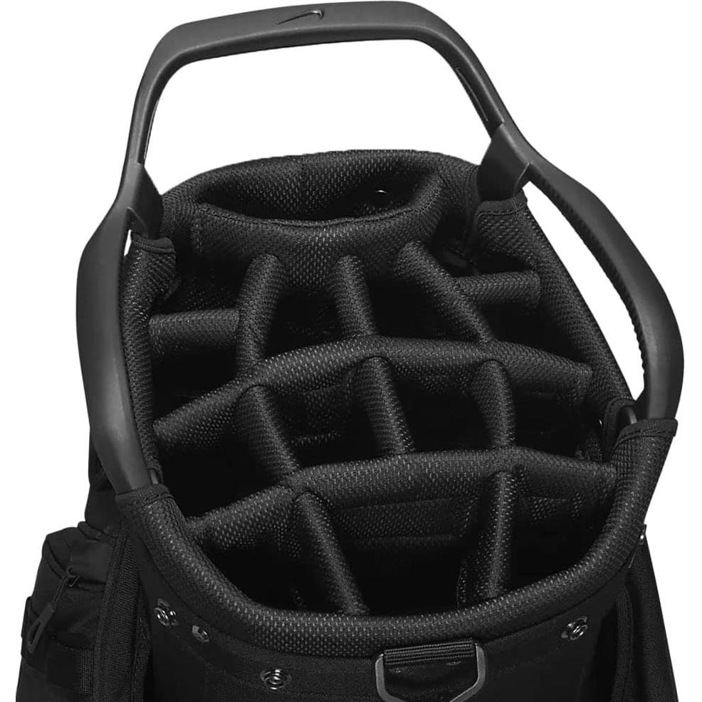 Bolsa de Golf Cart Nike Performance Negra Gris Blanca 14 Divisores