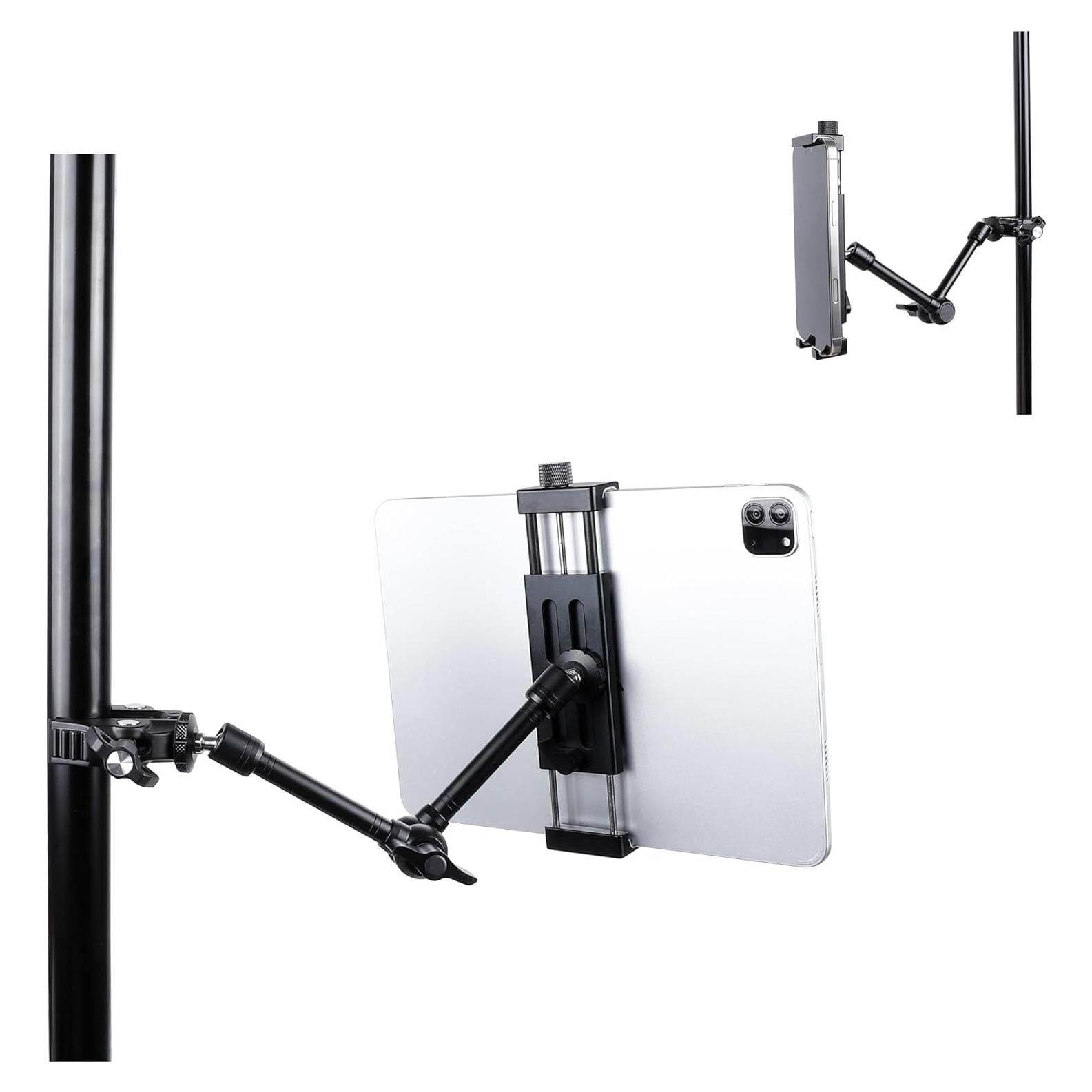 Soporte para Tableta de Bicicleta de Ejercicio Aluminio 25.4 cm