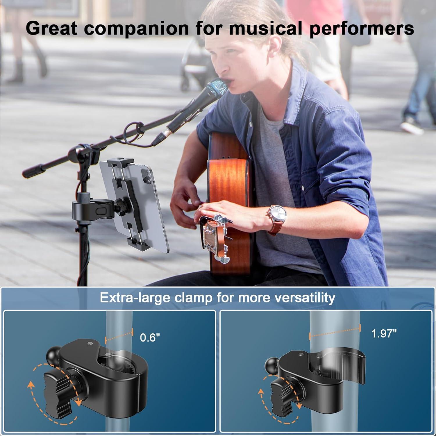 Soporte de Abrazadera para Tabletas RomHaus 4.7-12.9"