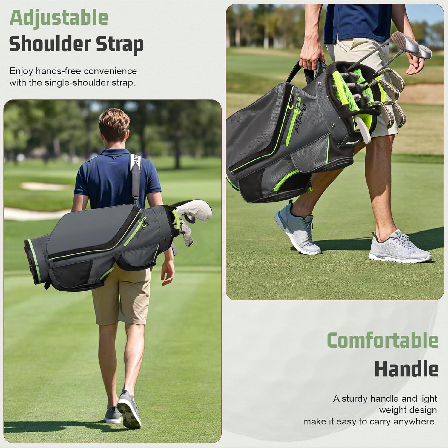 Bolsa de Golf para Carro Beutyal con 15 Compartimentos y Enfriador