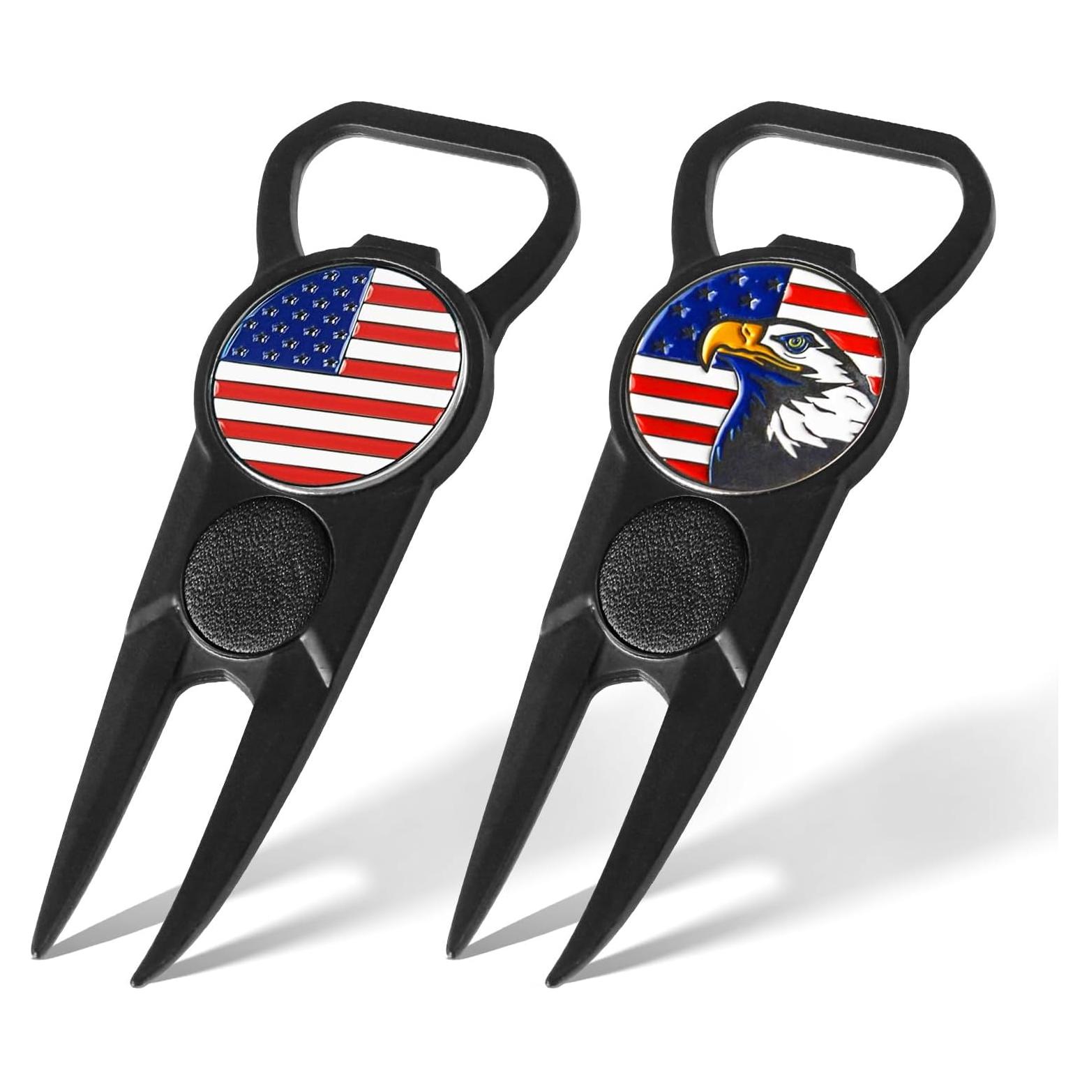 Herramienta de Golf 7-en-1 FINGER TEN con Agarre de Cuero