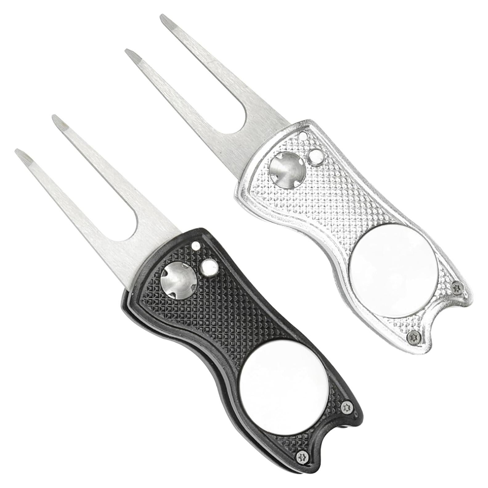 Herramientas de Reparación de Divots de Golf Eshan GDT-28U 2 Pcs