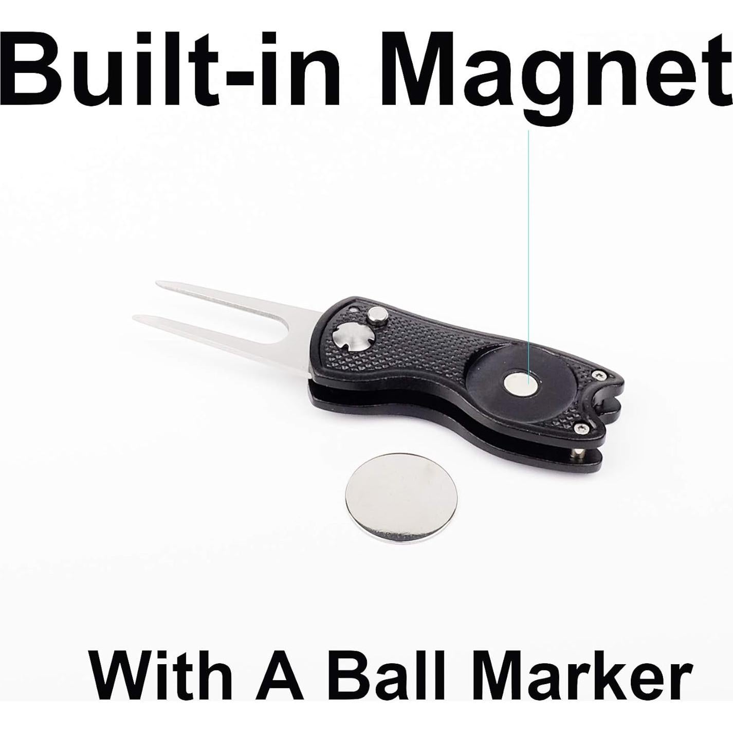 Herramientas de Reparación de Divots de Golf Eshan GDT-28U 2 Pcs