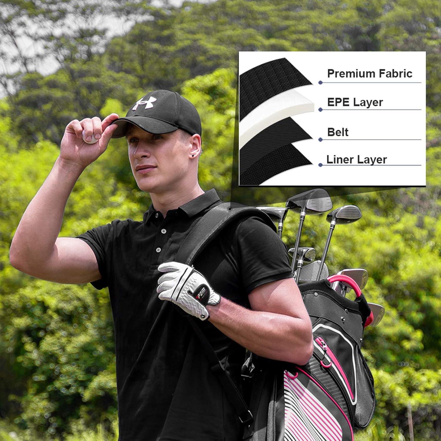 Bolsa de Golf para Carro LONGCHAO 14 Divisores Ligera con Funda