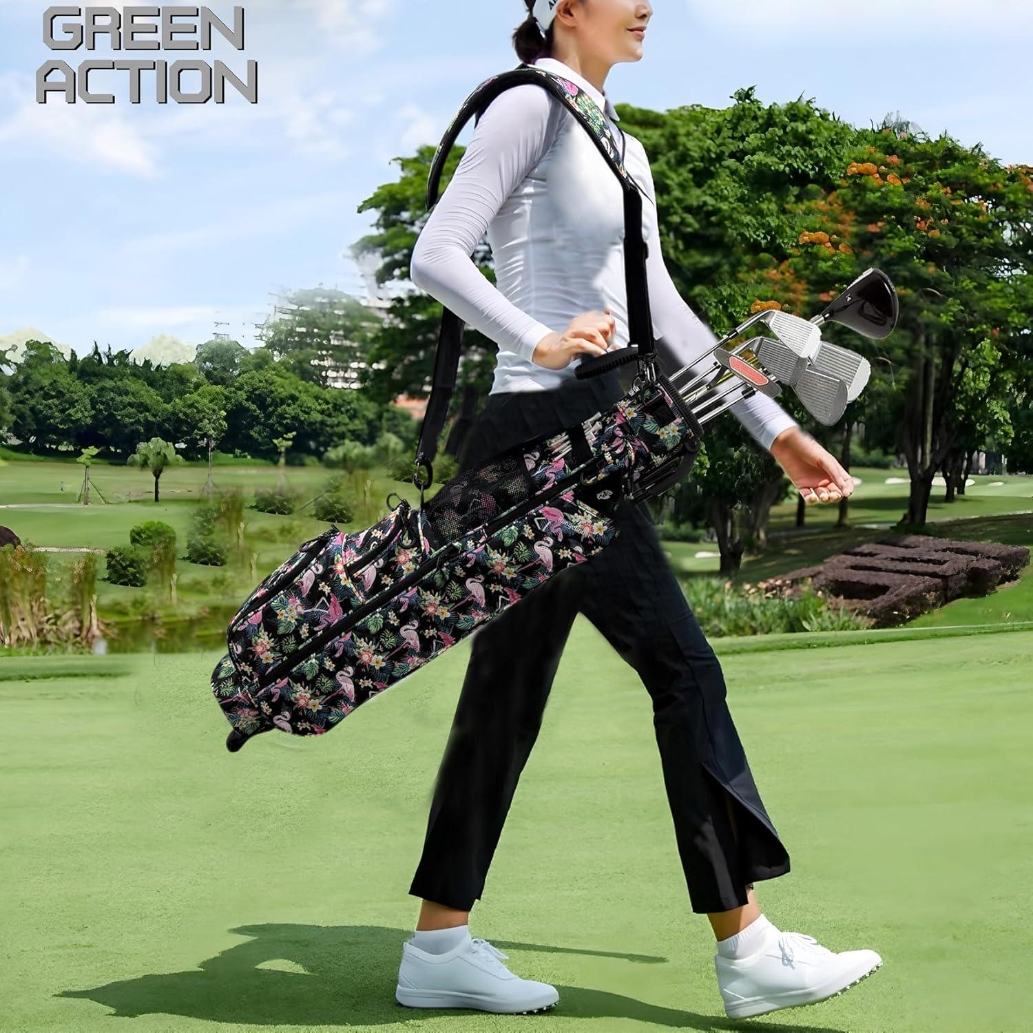 Bolsa de Golf de Soporte GREEN ACTION Stang - Ligera y Compacta