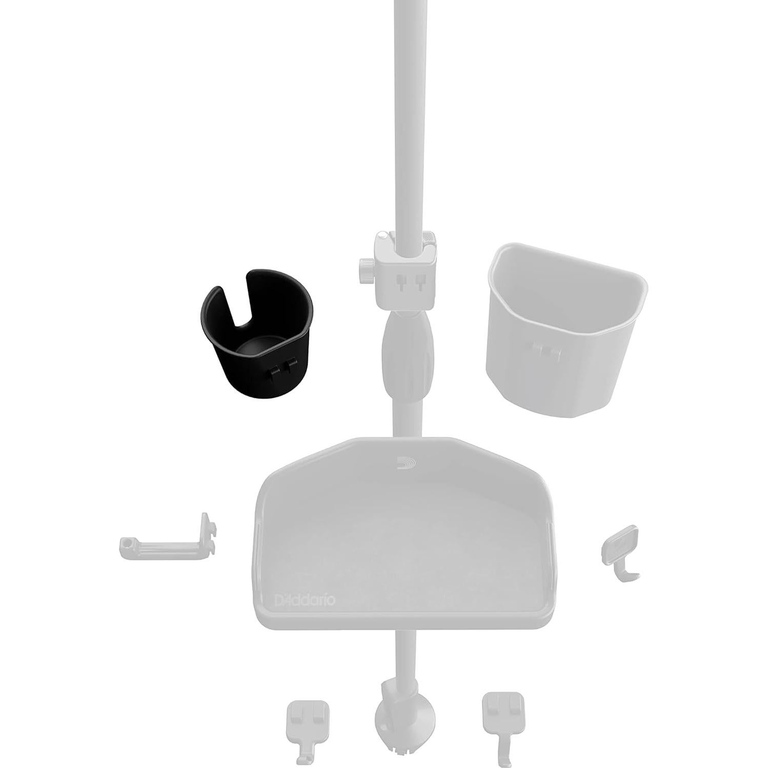 Soporte para micrófono D'Addario con portavasos