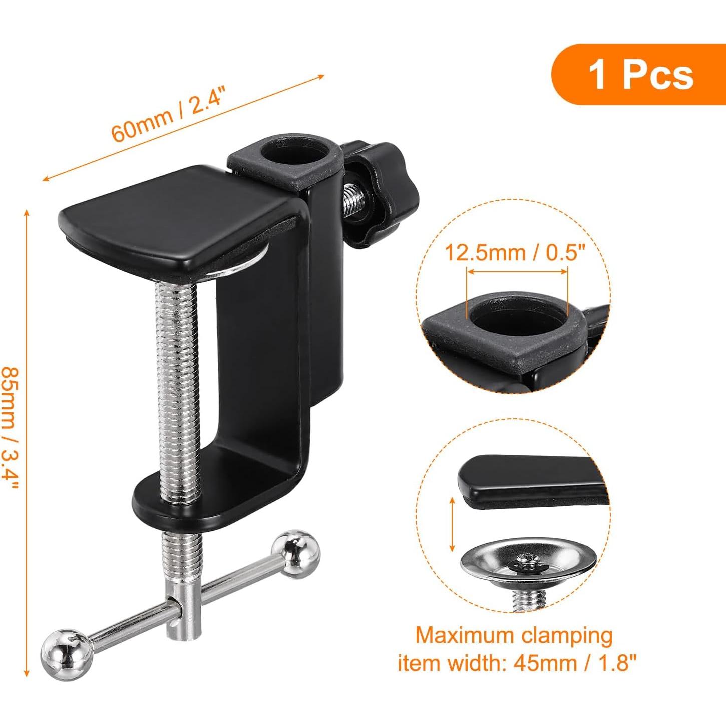 Abrazadera de Mesa en C MECCANIXITY Ajustable 70x60mm Negro