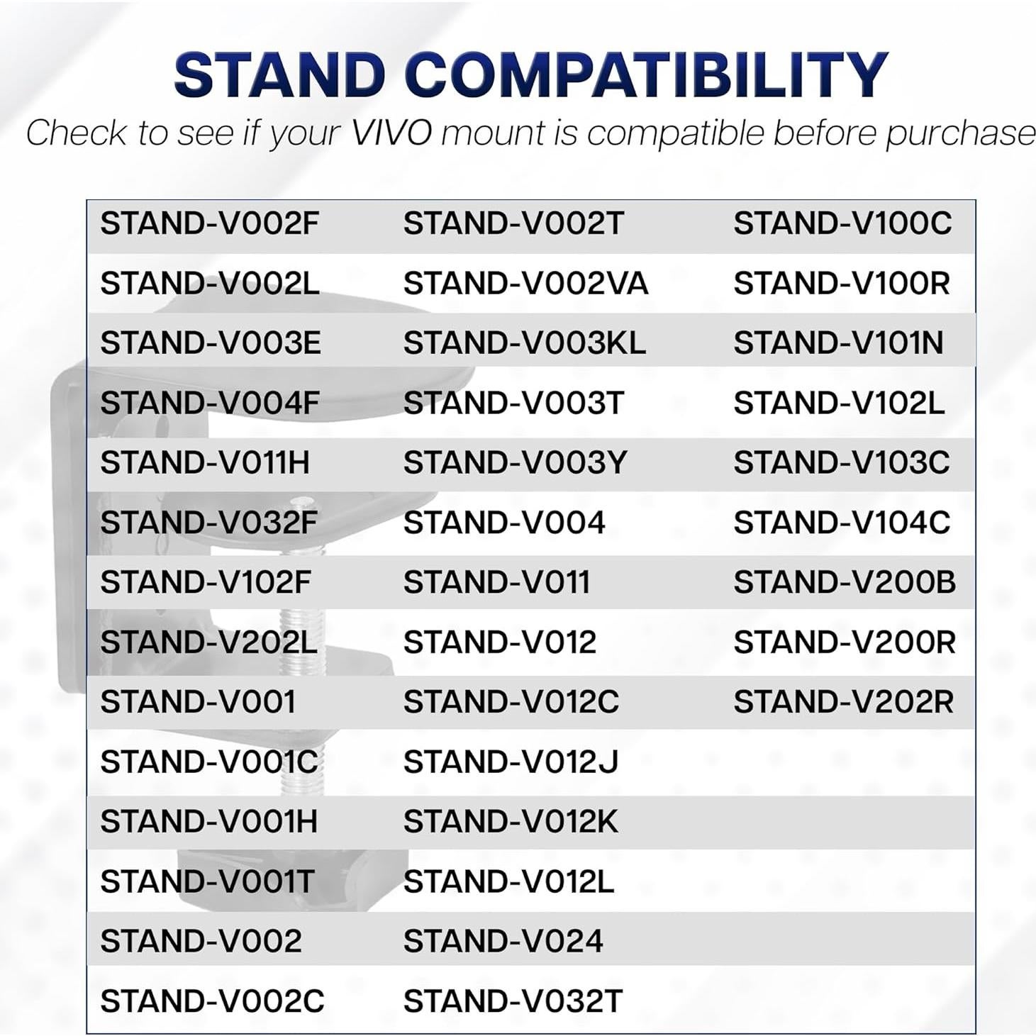 Abrazadera de Escritorio VIVO PT-SD-CP01A Alta Resistencia 21cm